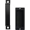 Ekena Millwork 7" Pull Handle & 6" Flush Pull for 2 1/4" Doors, Black GB6001PP5076BL - alternate 1